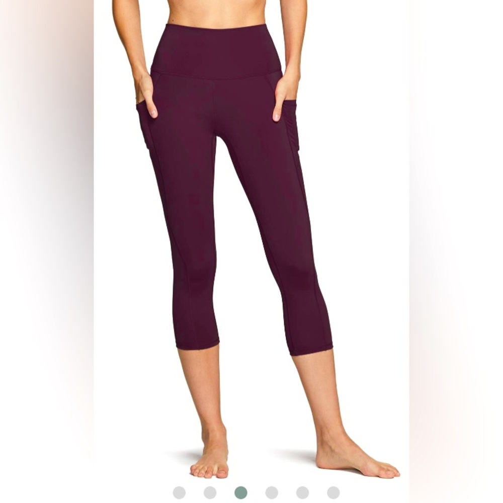 TSLA High waist yoga pants sz large NWT